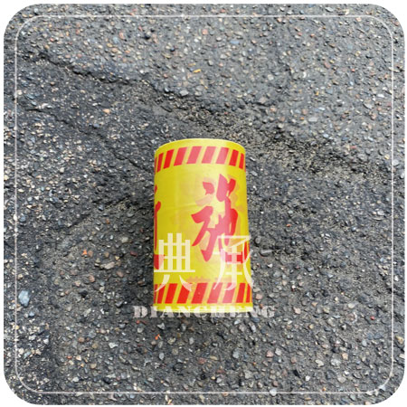6英吋施工警示帶整卷外觀