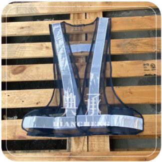 V型反光背心側面使用魔鬼氈調整大小